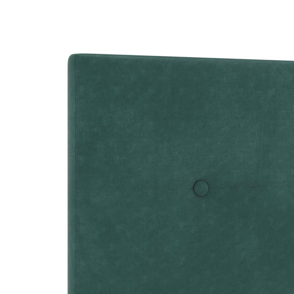 Cabeceira Montado na parede Manual Verde-escuro 80 cm Veludo