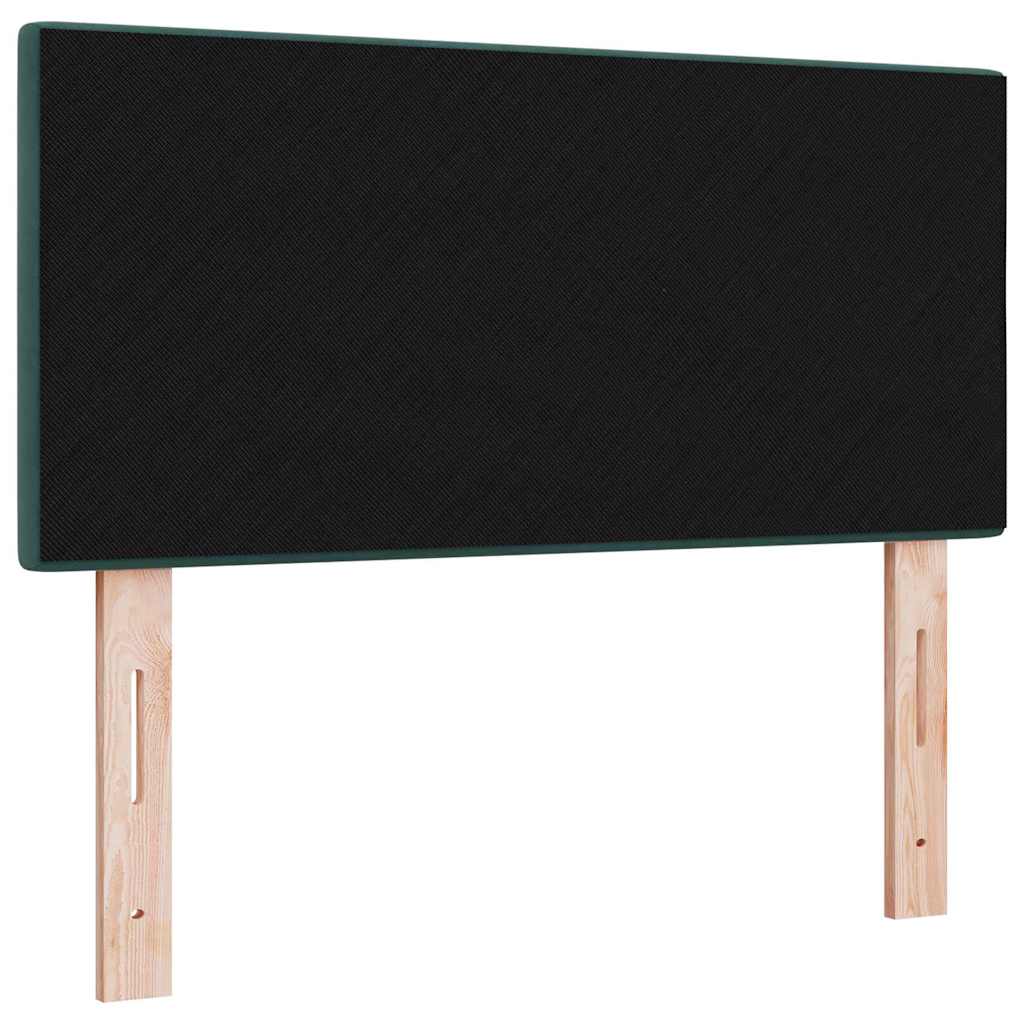 Cabeceira Montado na parede Manual Verde-escuro 80 cm Veludo