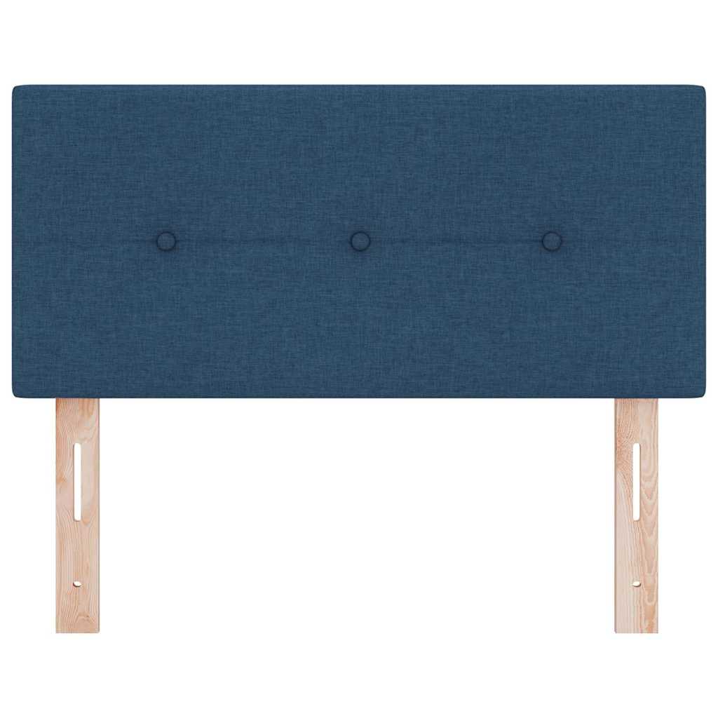 Cabeceira com cabeceira Manual Azul 90 cm tecido