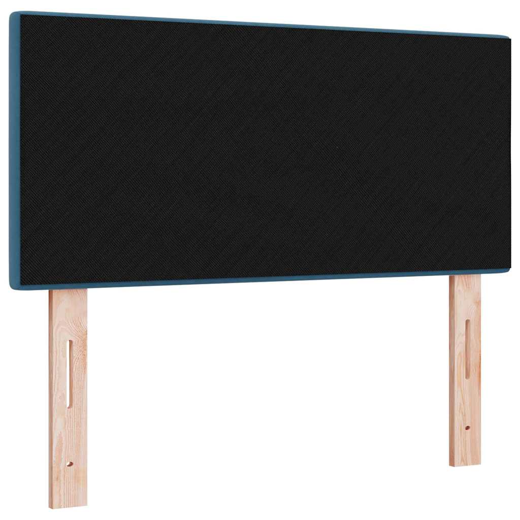 Cabeceira Montado na parede Manual Azul escuro 90 cm Veludo