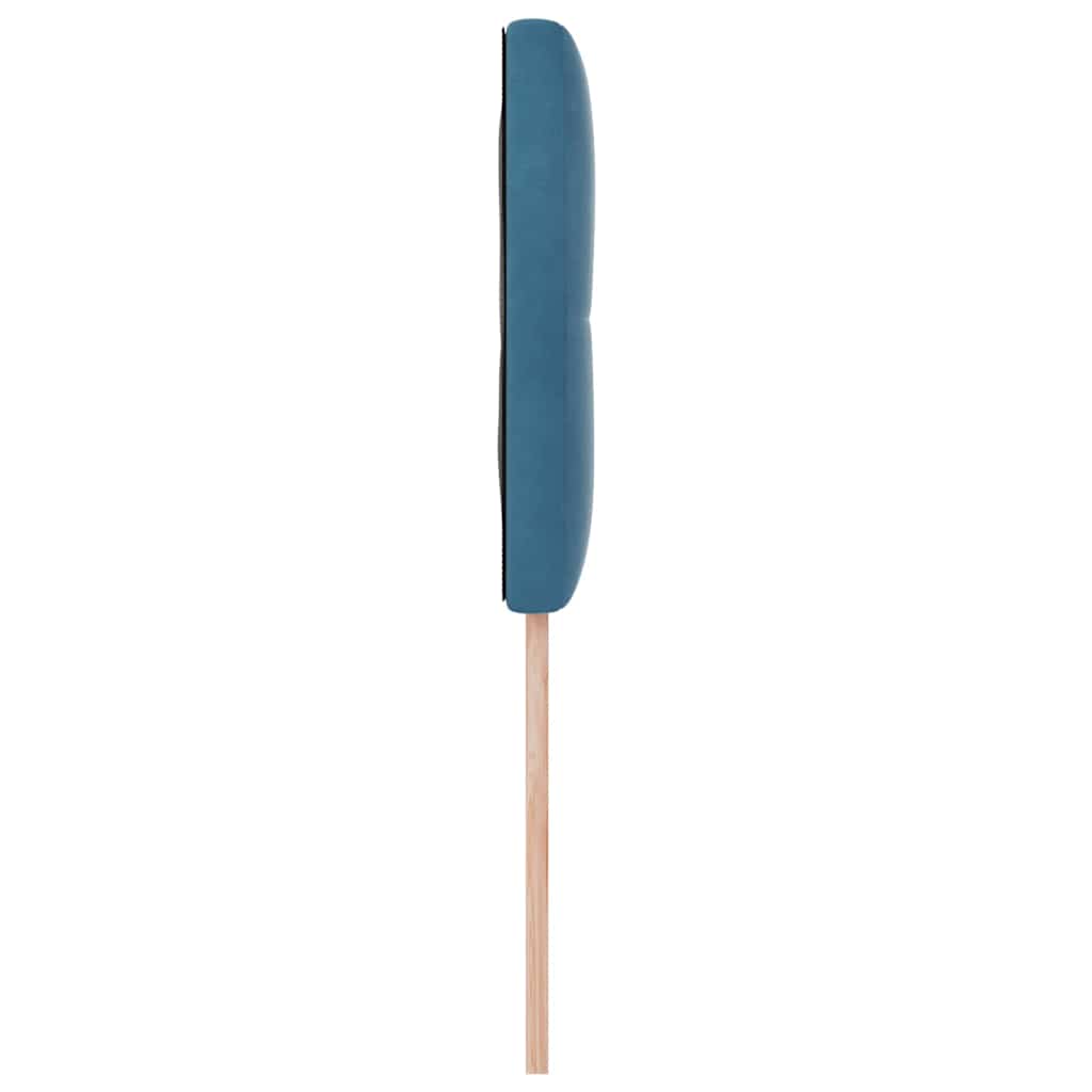 Cabeceira Montado na parede Manual Azul escuro 90 cm Veludo