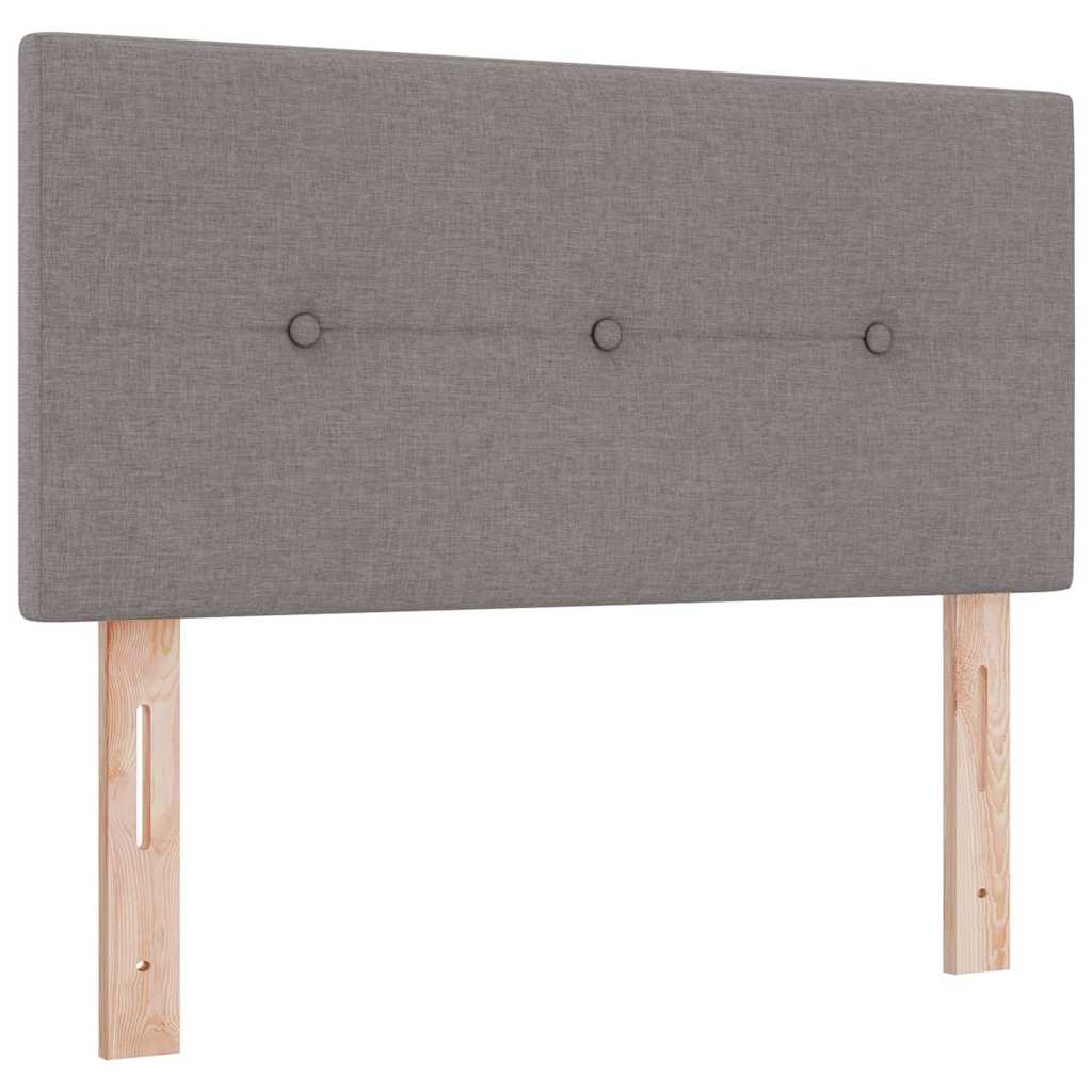 Cabeceira com cabeceira Cinzento-acastanhado 100 cm tecido