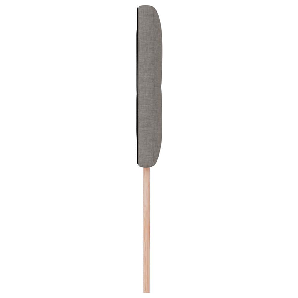 Cabeceira com cabeceira Cinzento-acastanhado 100 cm tecido