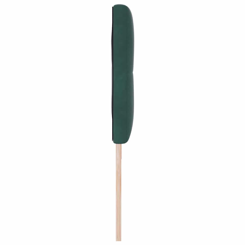 Cabeceira Montado na parede Manual Verde-escuro 180 cm Veludo