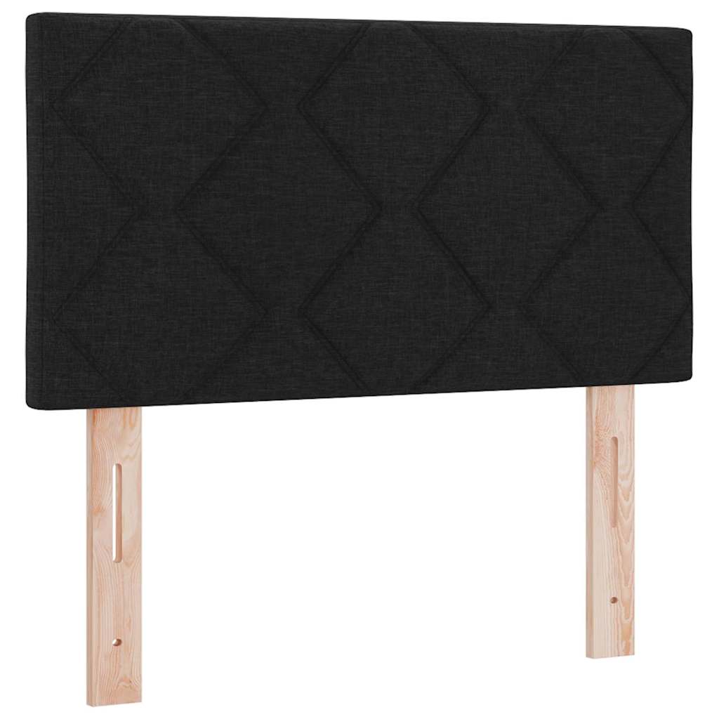 Cabeceira de Tecido Geométrico com cabeceira Preto 80 cm tecido