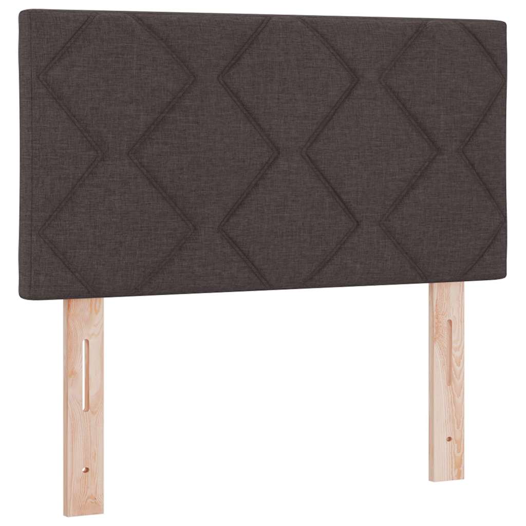 Cabeceira de Tecido Outros Castanho escuro 80 cm tecido
