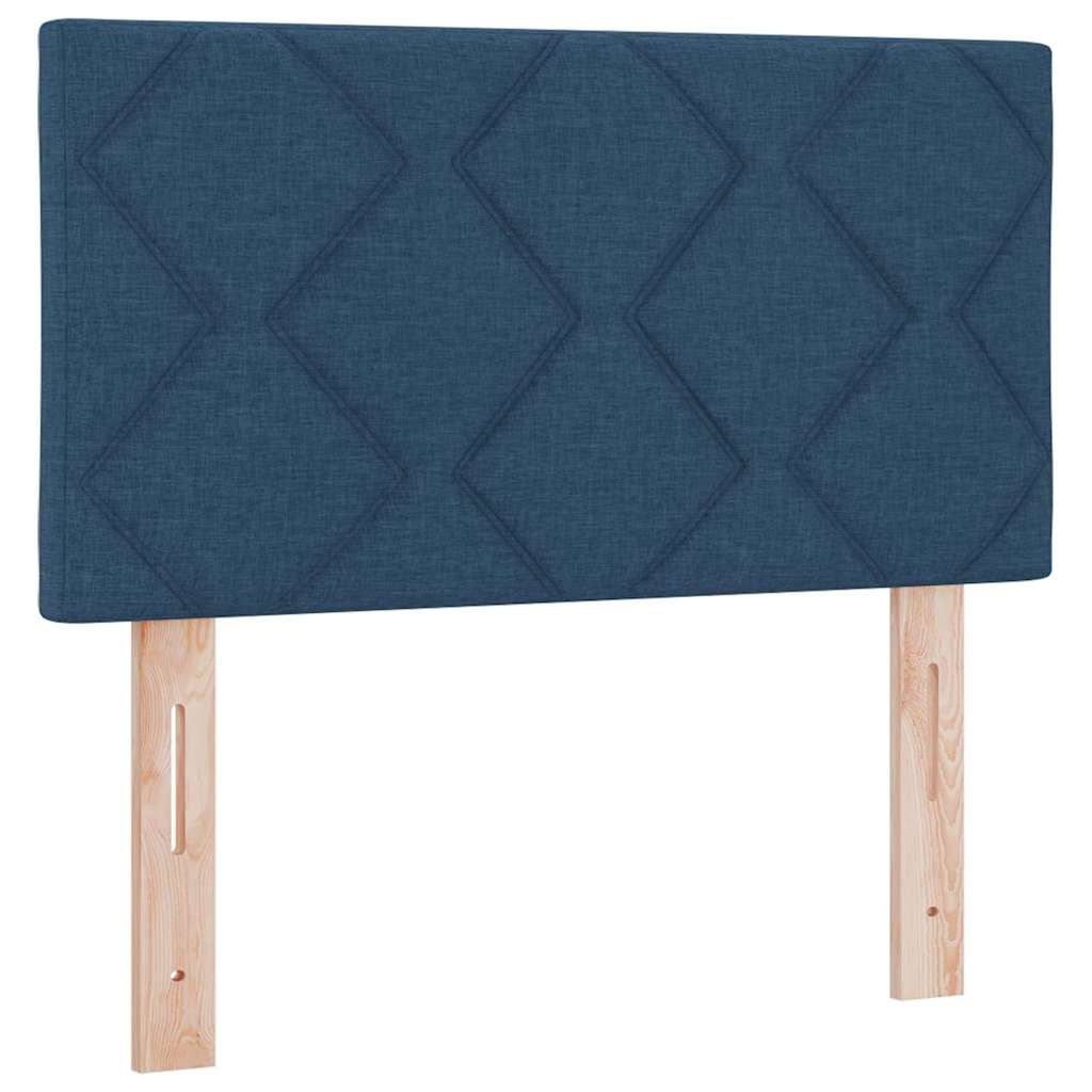Cabeceira de Tecido Geométrico com cabeceira Azul 80 cm tecido