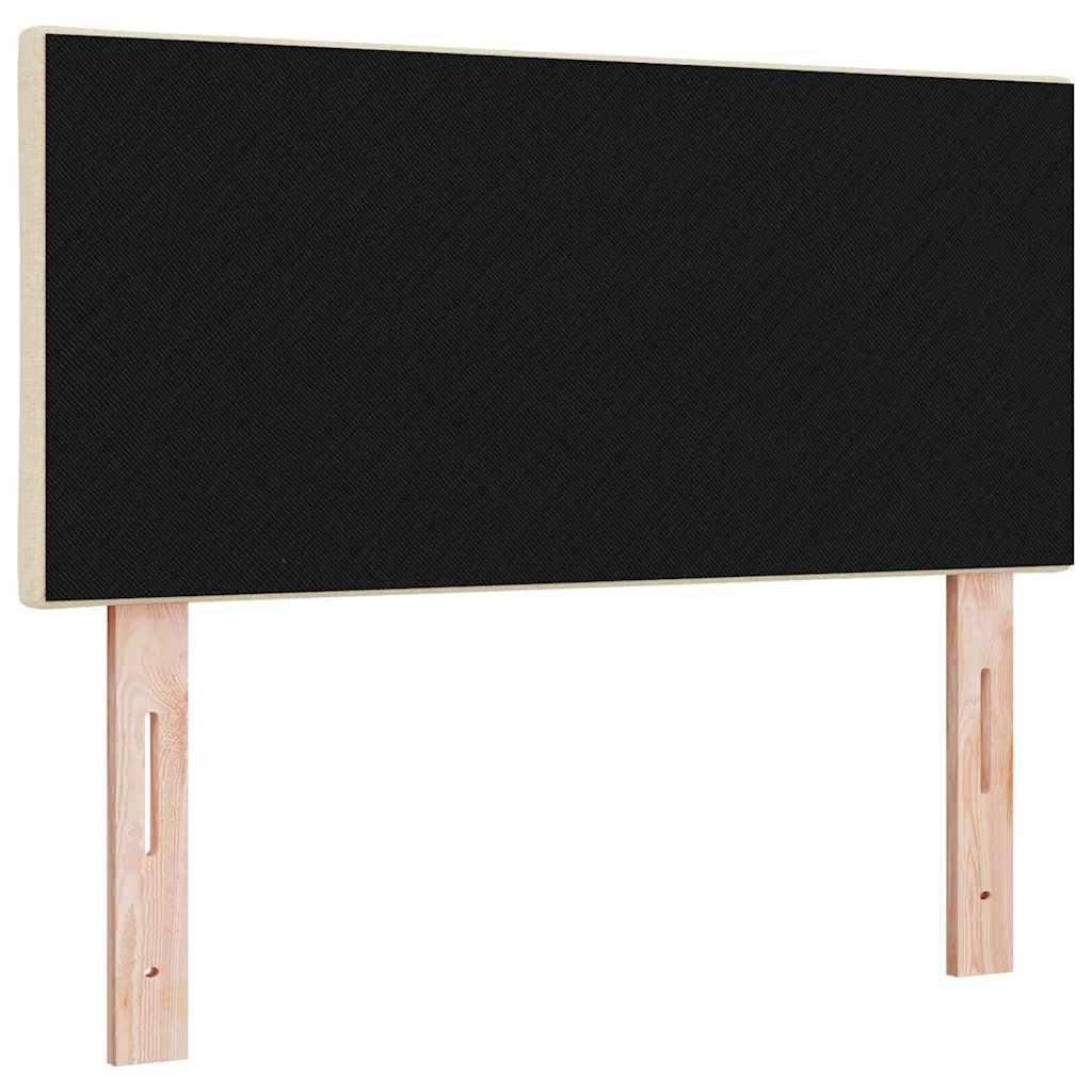Cabeceira de Tecido Geométrico com cabeceira Creme 90 cm tecido