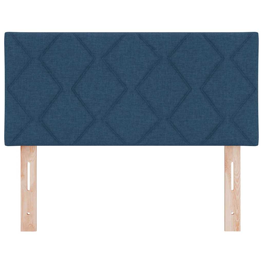 Cabeceira de Tecido Geométrico com cabeceira Azul 90 cm tecido