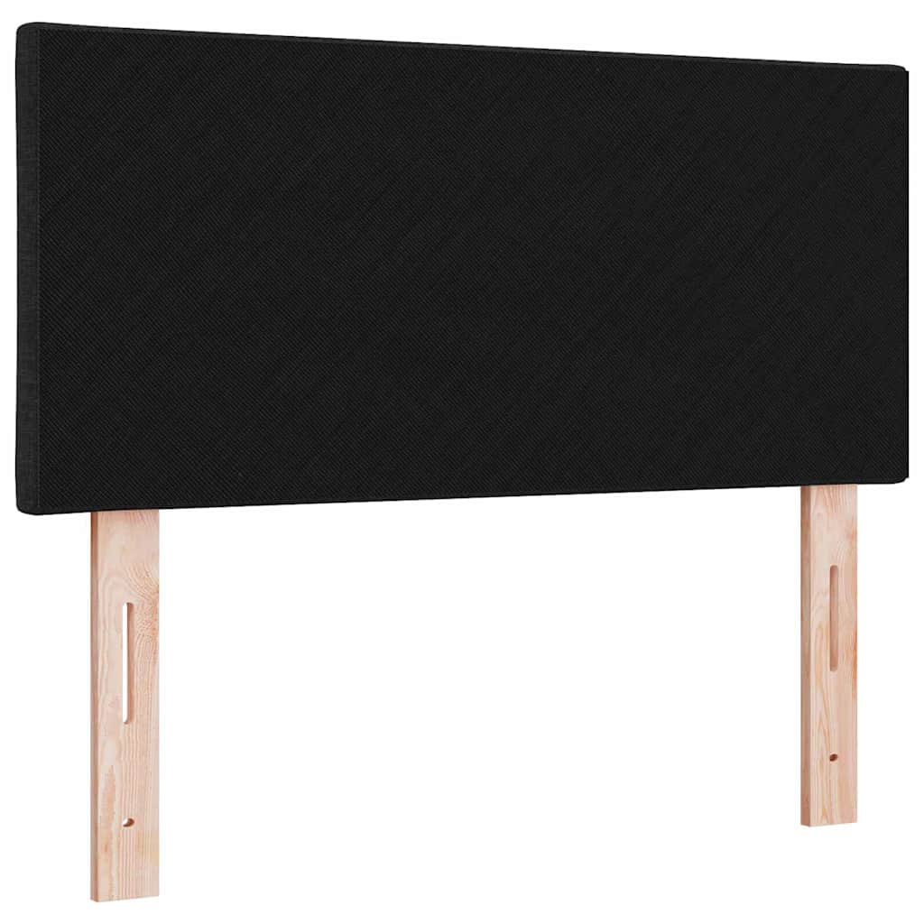 Cabeceira de Tecido Geométrico Preto 100 cm tecido