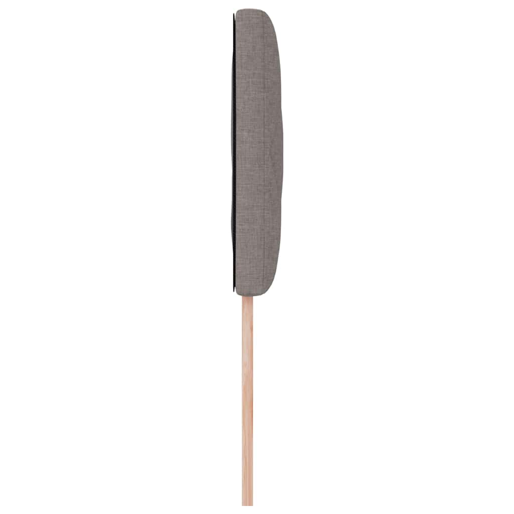Cabeceira de Tecido Cinzento-acastanhado 100 cm tecido