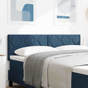 Cabeceira de Tecido Geométrico com cabeceira Azul 144 cm tecido