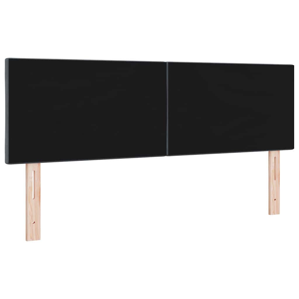 Cabeceira Montado na parede Cinzento escuro 160 cm Veludo