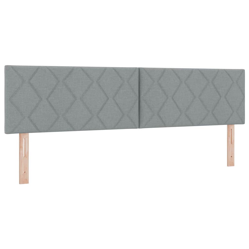 Cabeceira de Tecido Outros Cinzento-claro 180 cm tecido