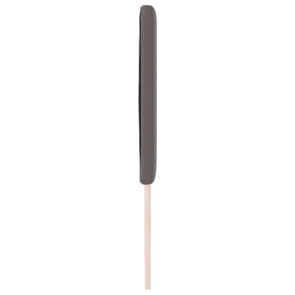 Cabeceira com luzes de tira LED Manual Cinzeto 100 cm PVC