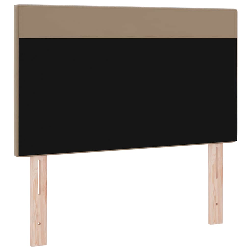 Cabeceira com luzes de tira LED Manual Cappuccino 100 cm PVC