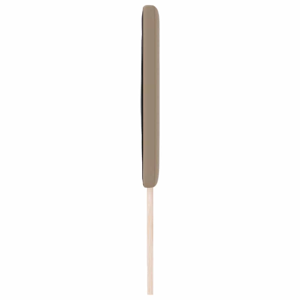 Cabeceira com luzes de tira LED Manual Cappuccino 100 cm PVC