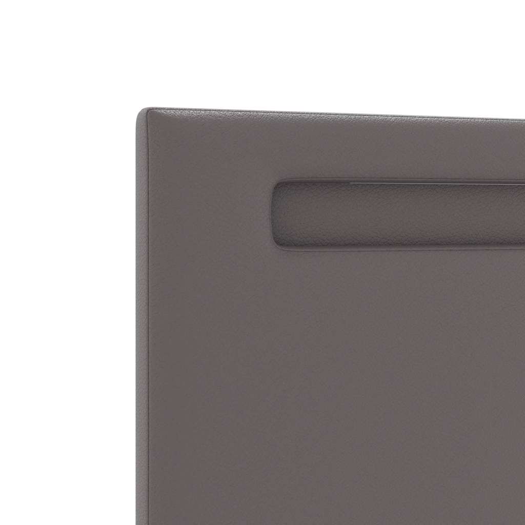 Cabeceira com luzes de tira LED Manual Cinzeto 200 cm PVC
