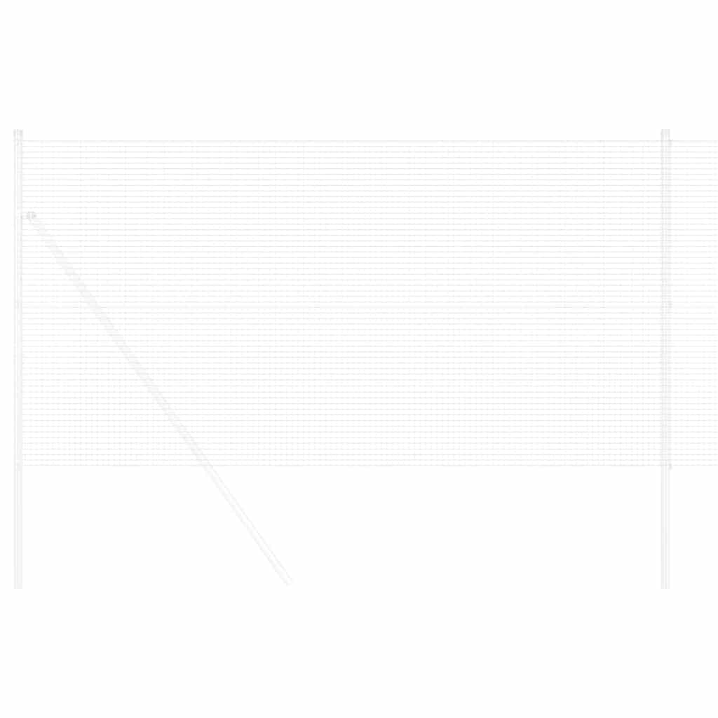 Cerca de Arame Soldado Prateado 0.4 x 10 m Aço