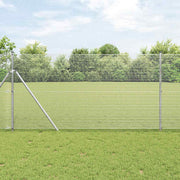 Cerca de Arame Soldado Prateado 1.2 x 10 m Aço