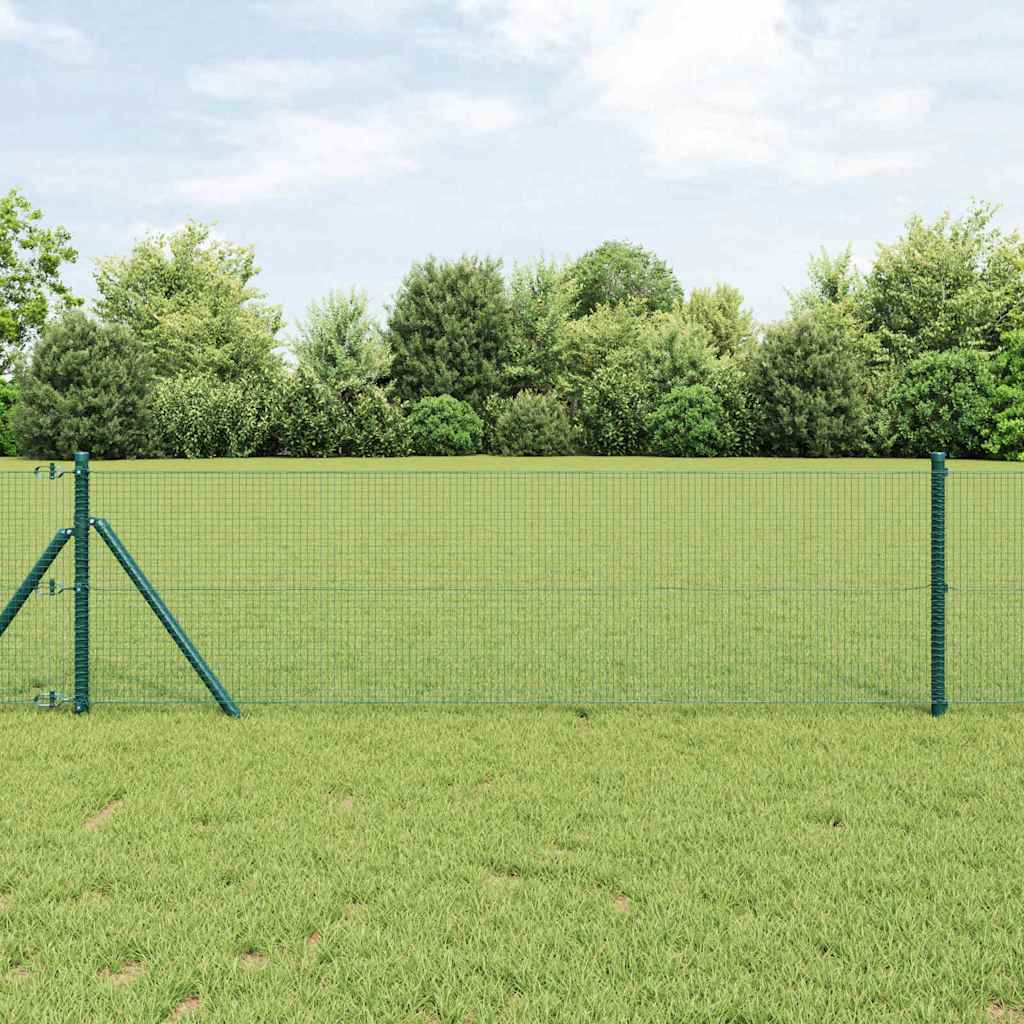 Cerca de Arame Soldado Verde 0.4 x 10 m Aço