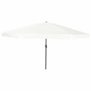 Guarda-sol de Jardim Branco e Preto 395 x 395 x 245 cm
