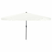 Guarda-sol de Jardim Branco e Preto 395 x 395 x 245 cm