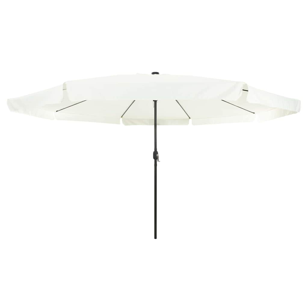 Guarda-sol de Jardim Branco e Preto 395 x 395 x 245 cm