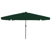 Guarda-sol de Jardim Verde e Preto 395 x 395 x 245 cm