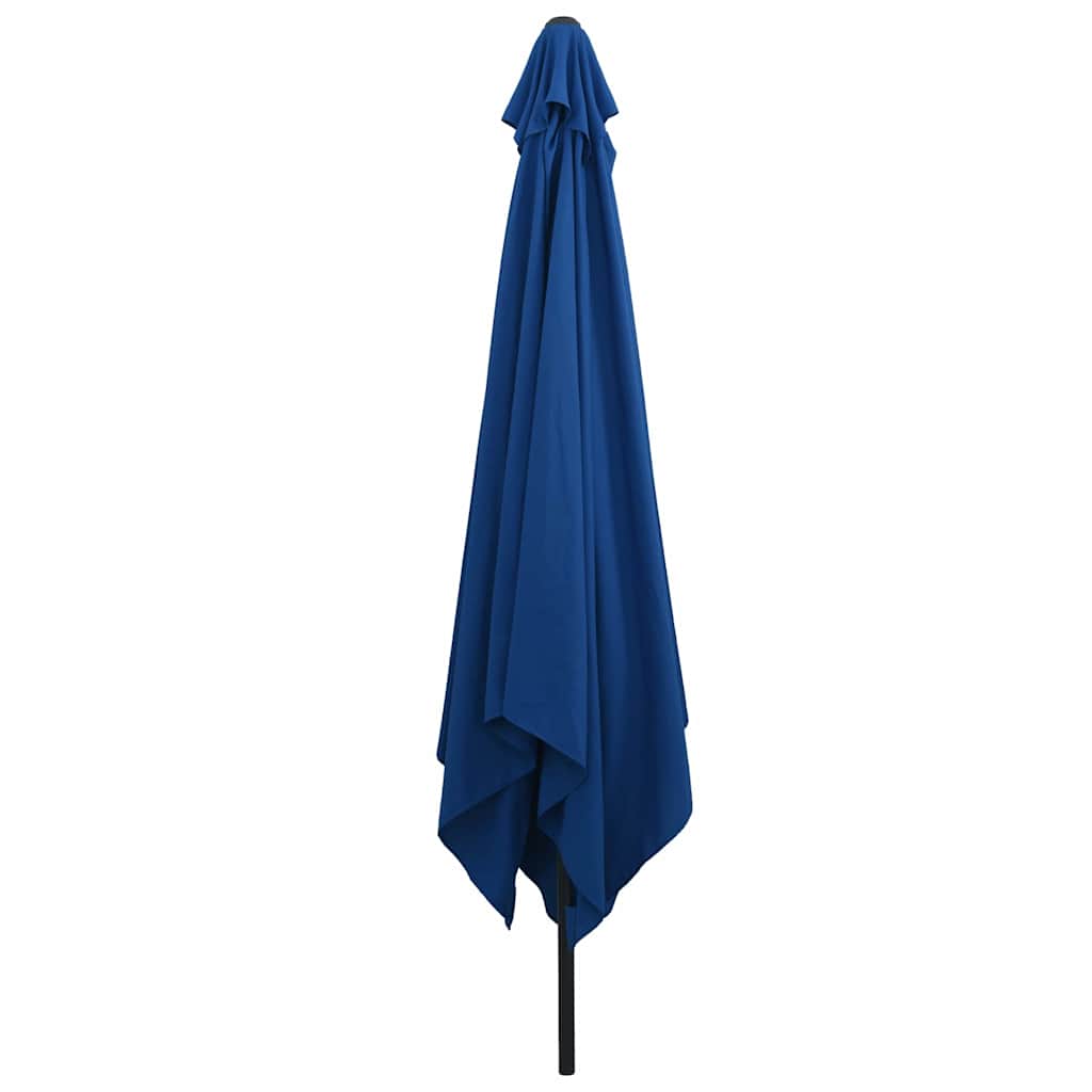 Guarda-sol de Jardim Azul e Preto 295 x 295 x 245 cm