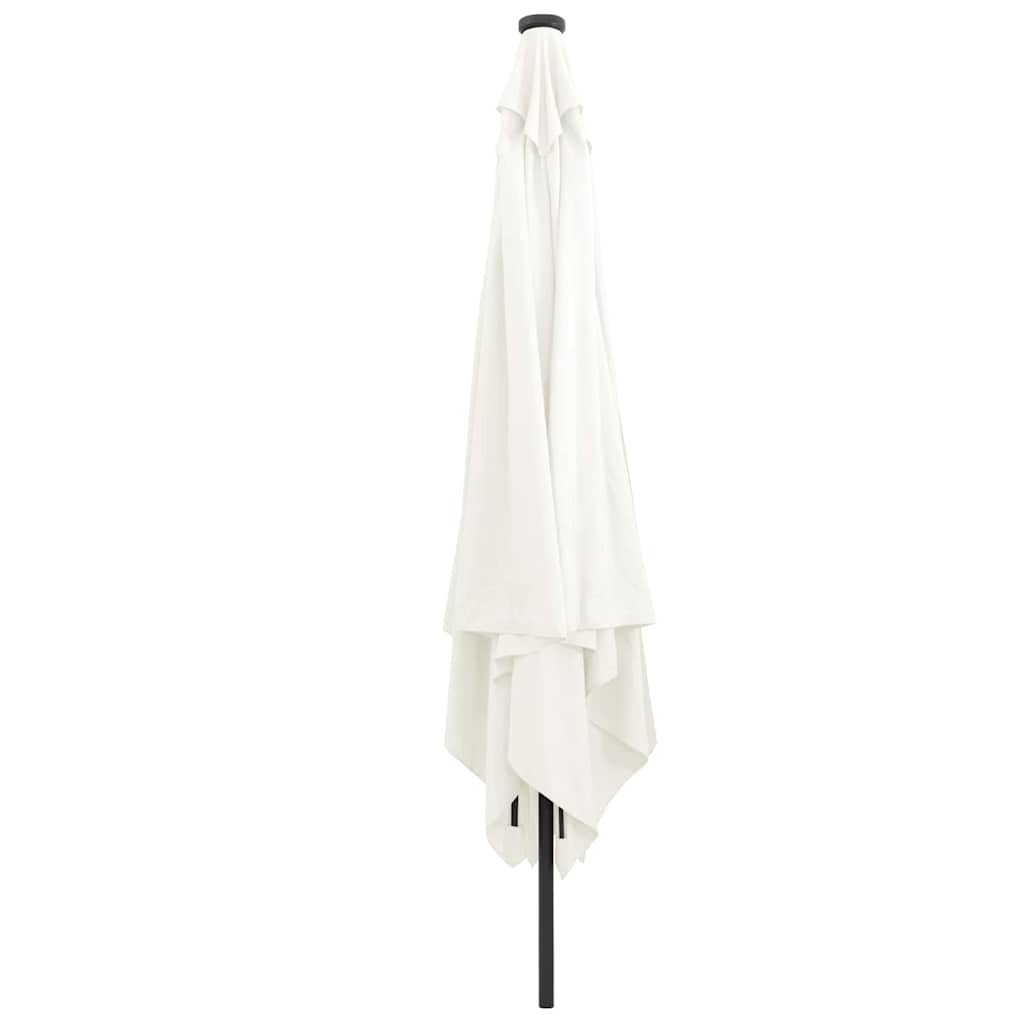 Guarda-sol de Jardim Branco e Preto 295 x 295 x 245 cm