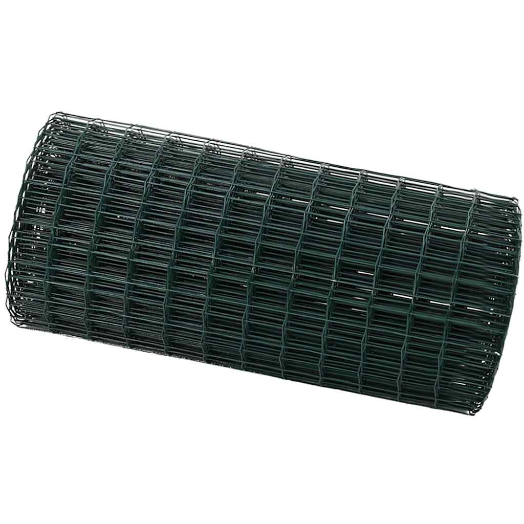 Cerca Euro Verde 0.8 x 10 m Ferro revestido de PVC