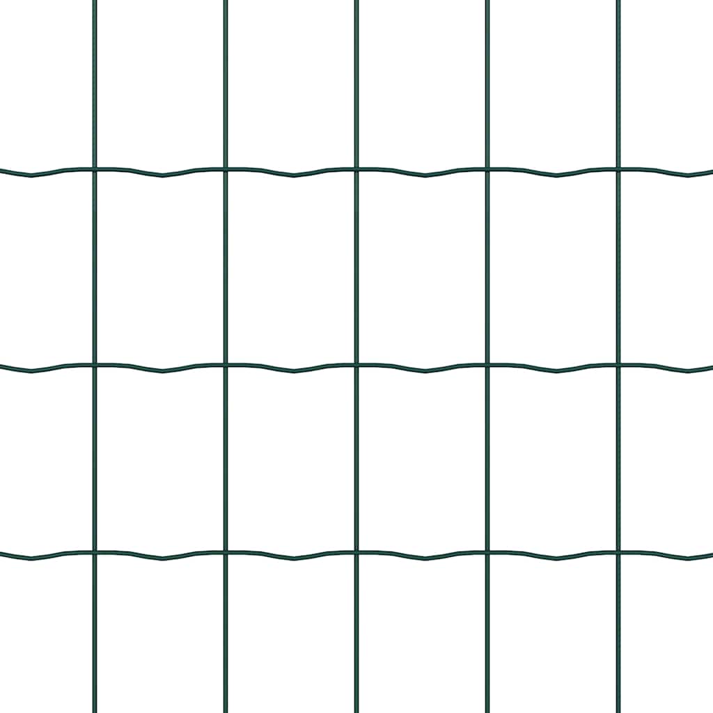 Cerca Euro Verde 0.4 x 10 m Ferro revestido de PVC