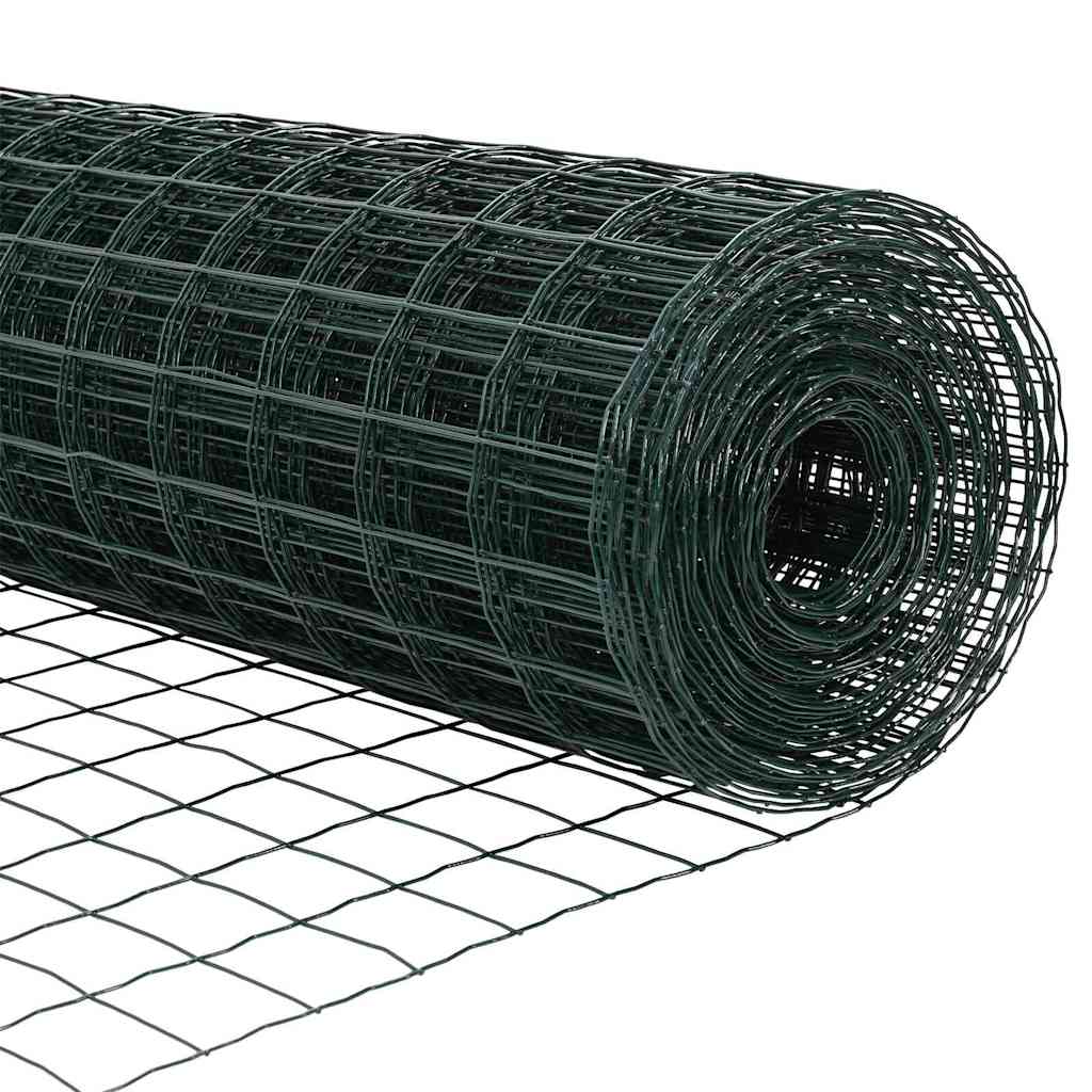 Cerca Euro Verde 0.4 x 10 m Ferro revestido de PVC