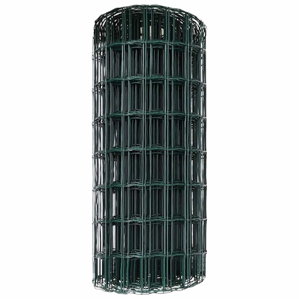 Cerca Euro Verde 0.4 x 10 m Ferro revestido de PVC
