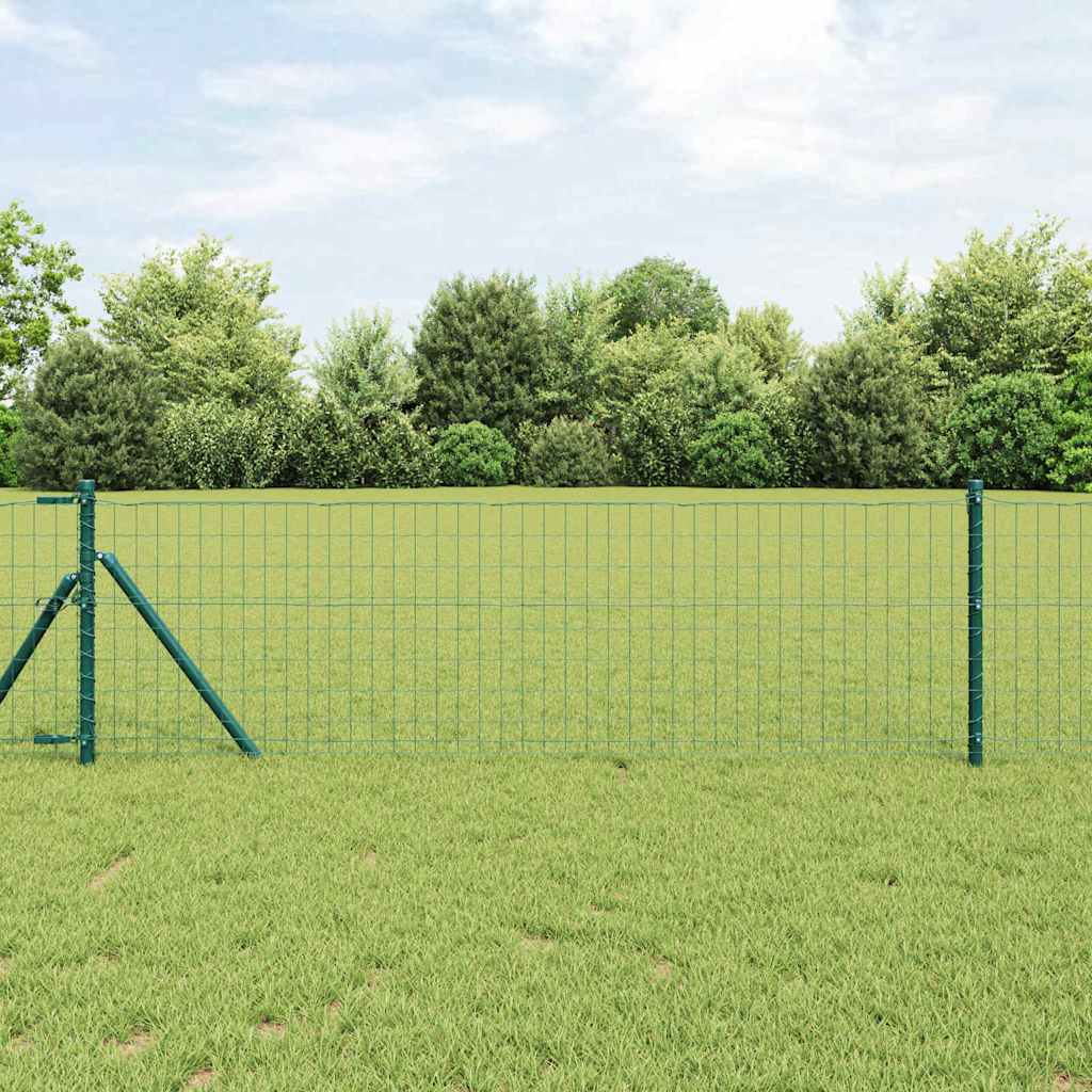 Cerca Euro Verde 0.6 x 10 m Ferro revestido de PVC