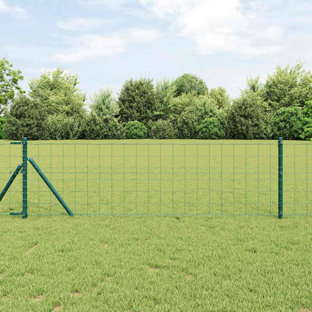 Cerca Euro Verde 0.4 x 10 m Ferro revestido de PVC