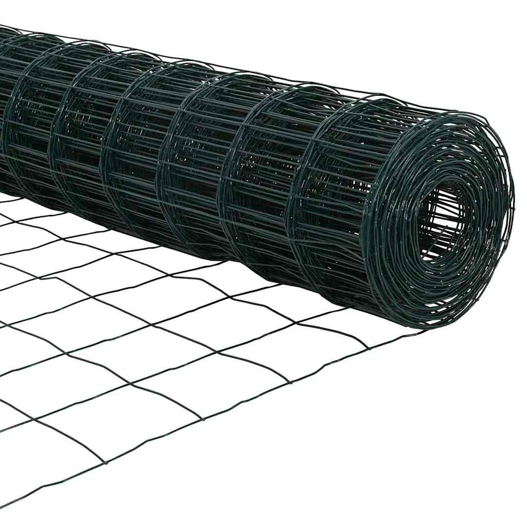 Cerca Euro Verde 0.6 x 10 m Ferro revestido de PVC