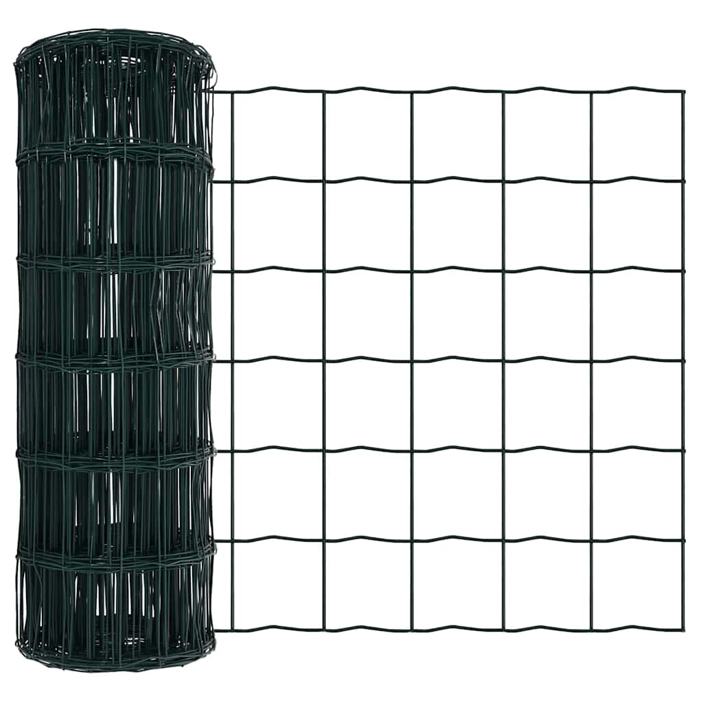 Cerca Euro Verde 0.6 x 25 m Ferro revestido de PVC