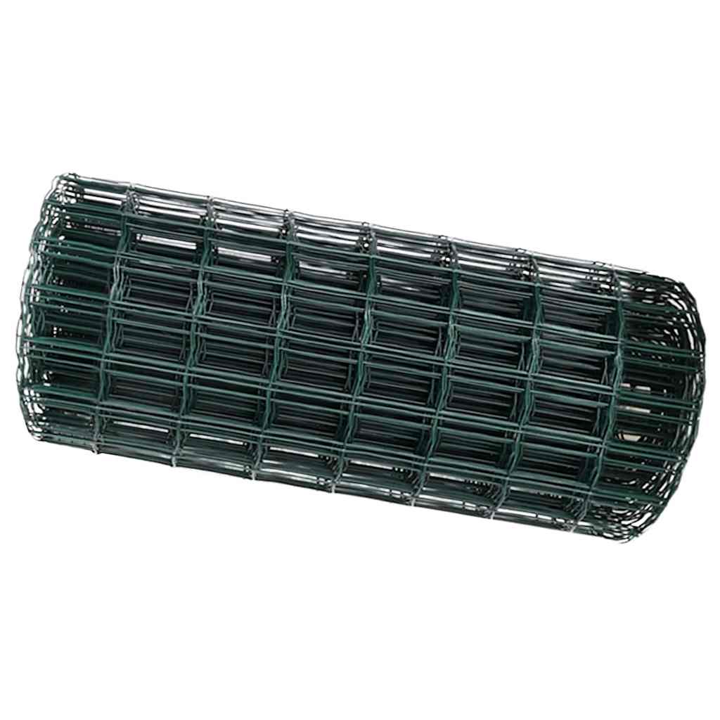 Cerca Euro Verde 0.4 x 10 m Ferro revestido de PVC