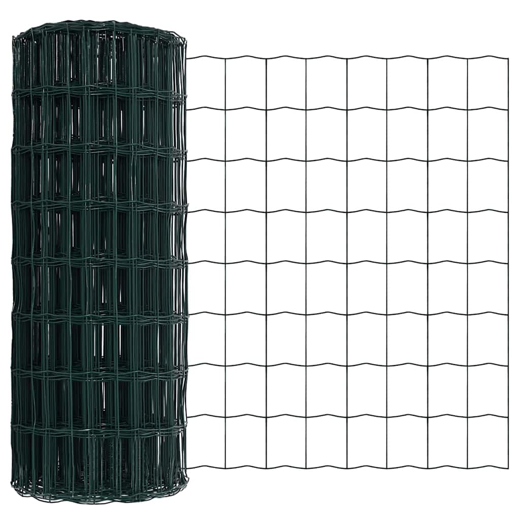 Cerca Euro Verde 0.6 x 10 m Ferro revestido de PVC