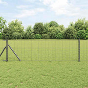 Cerca Euro Cinzeto 0.6 x 10 m Ferro revestido de PVC