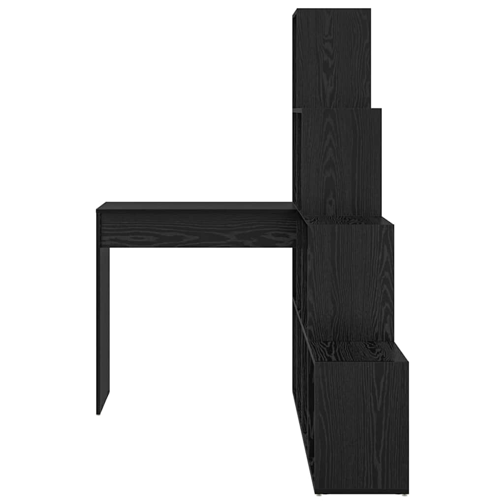 Secretária de canto Carvalho preto 101,5 x 149,5 x 149,5 cm