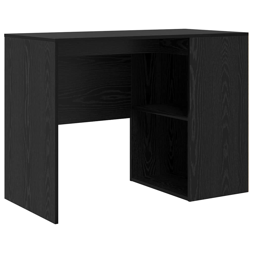 Secretária de canto com gaveta Carvalho preto 102 x 50 x 75 cm