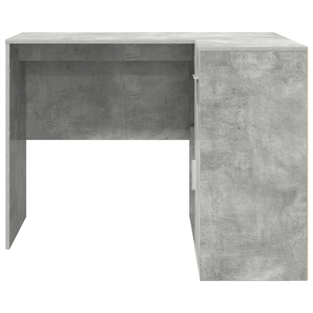 Secretária de canto com gaveta Cinzento 102 x 50 x 75 cm