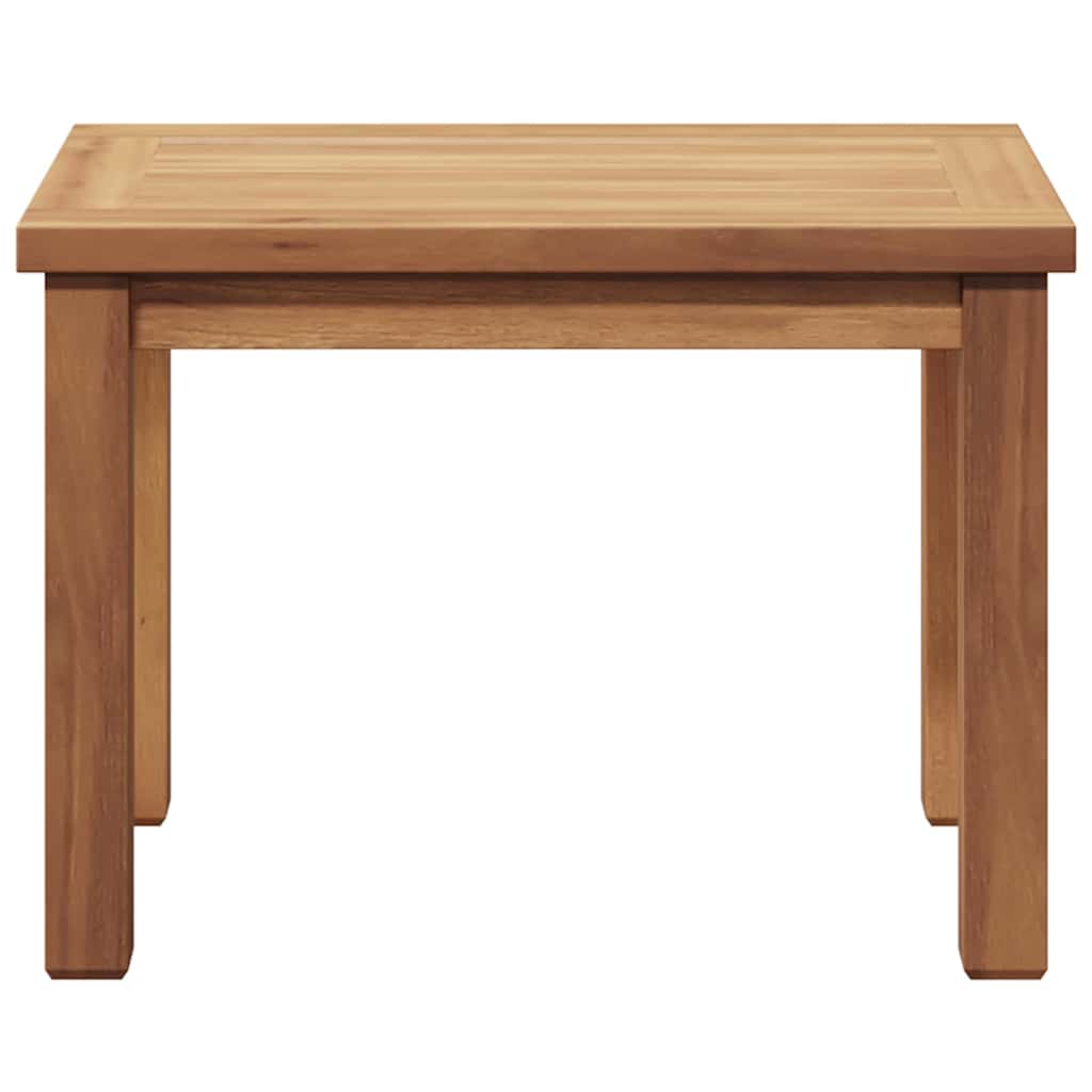 Mesa de centro Castanho 50 x 35 x 36 cm Madeira de teca maciça