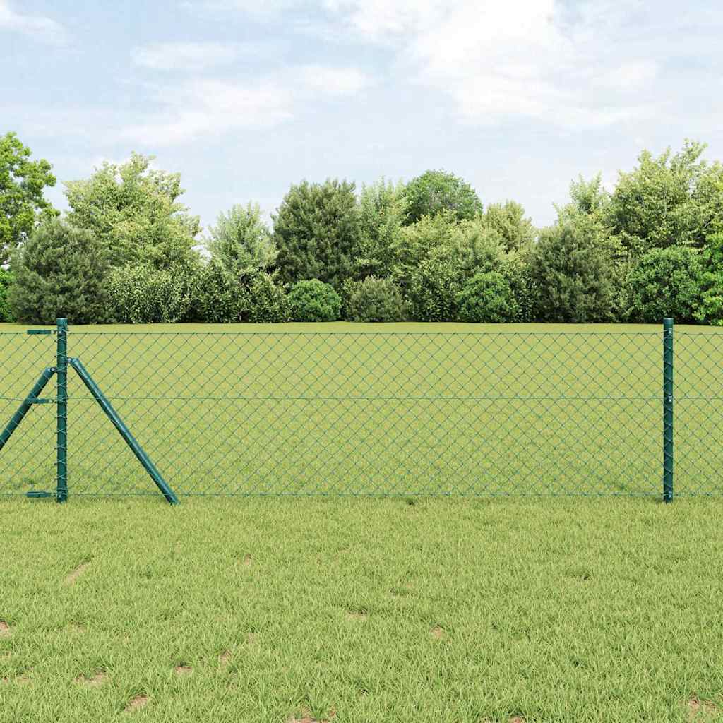 Cerca de Malha Verde 10 x 0.8 m Aço