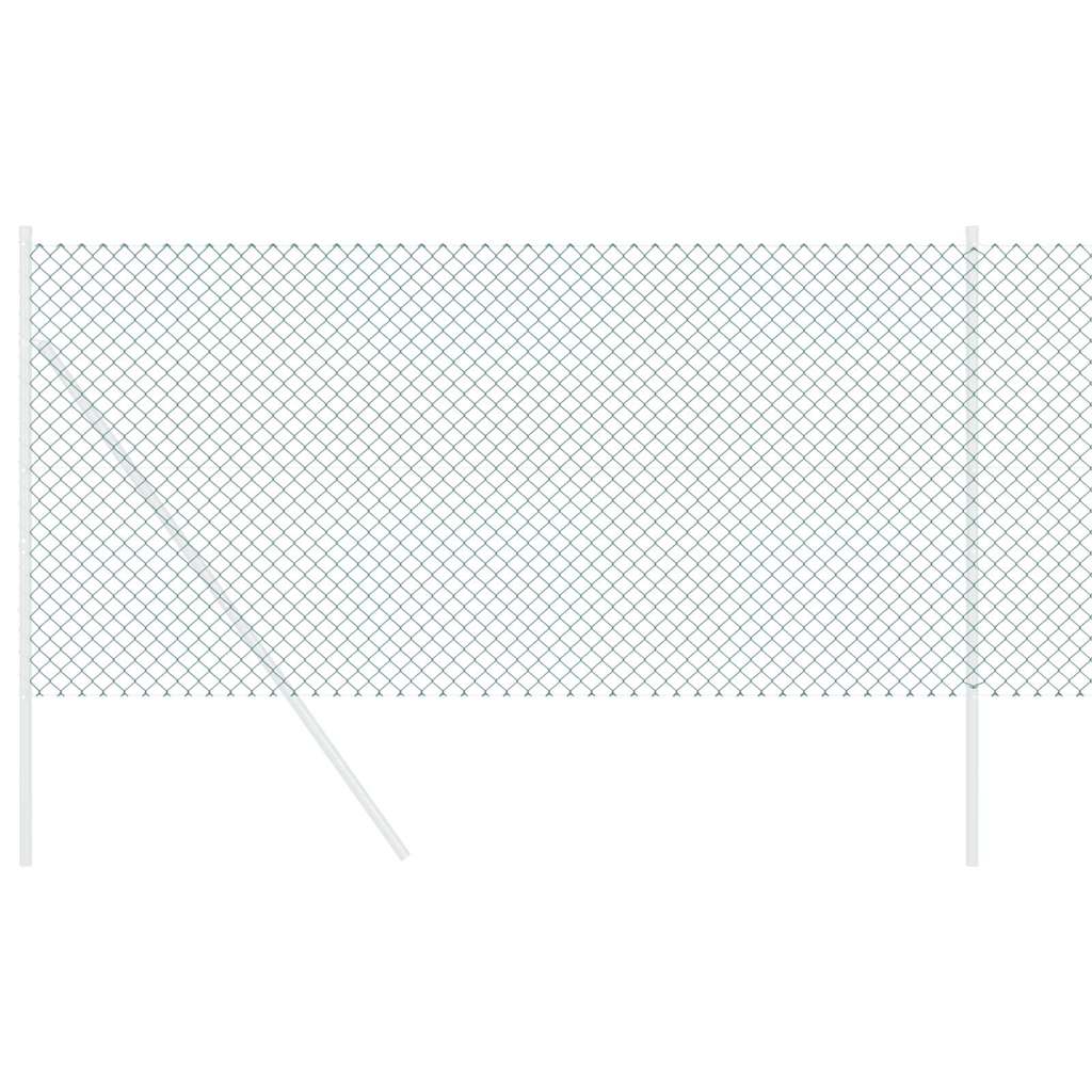 Cerca de Malha Verde 25 x 0.4 m Aço