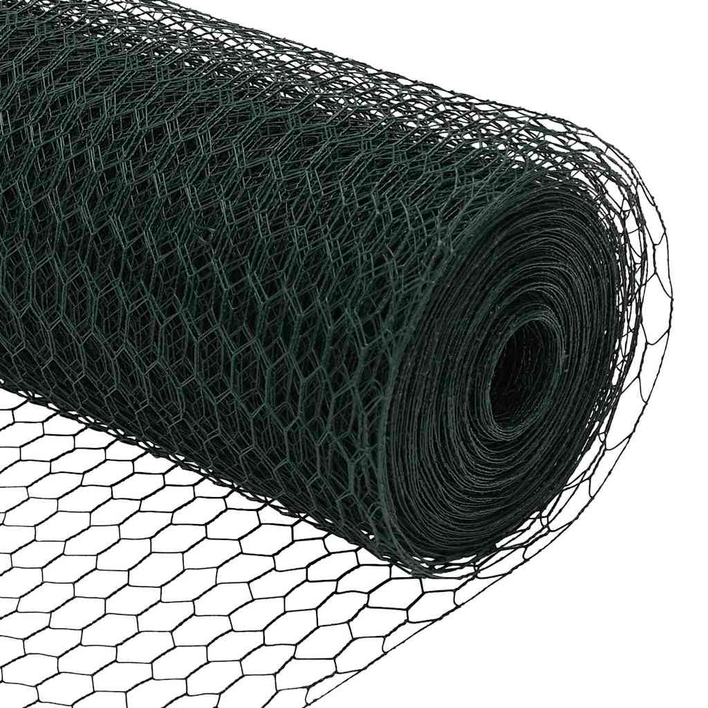 Cerca Hexagonal Verde 0.8 x 25 m Aço