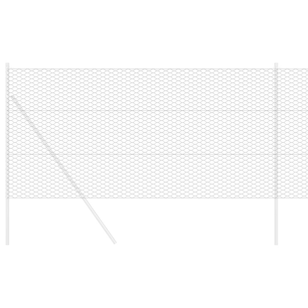 Cerca Hexagonal Cinzeto 0.5 x 10 m Aço